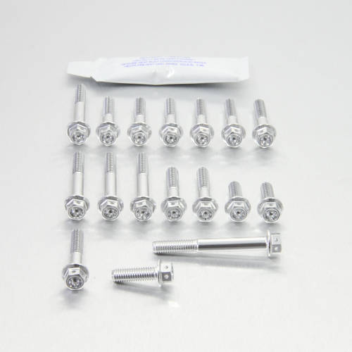 Kit carter motore Ergal - Viti forate corsa - Kit bulloneria - Ergal - PRO-BOLT