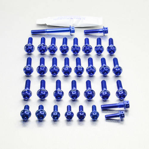 Kit carter motore Ergal - Viti forate corsa - Kit bulloneria - Ergal - PRO-BOLT