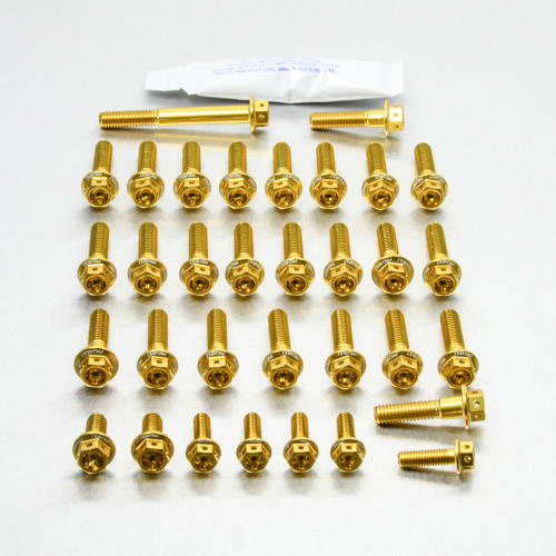 Kit carter motore Ergal - Viti forate corsa - Kit bulloneria - Ergal - PRO-BOLT