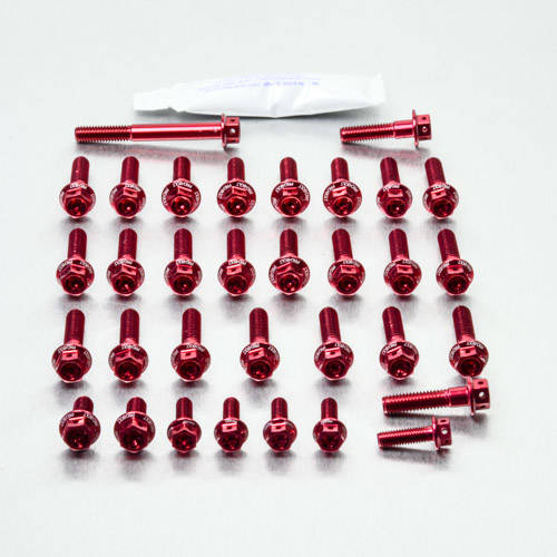 Kit carter motore Ergal - Viti forate corsa - Kit bulloneria - Ergal - PRO-BOLT