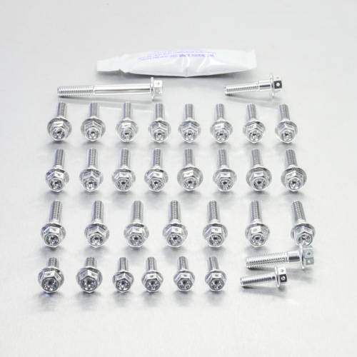 Kit carter motore Ergal - Viti forate corsa - Kit bulloneria - Ergal - PRO-BOLT