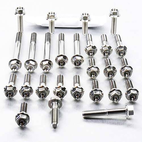 Kit carter motore Inox - viti testa esagonale - Kit bulloneria - Inox - PRO-BOLT