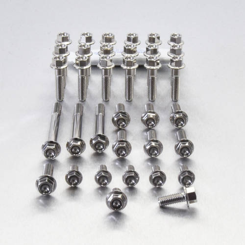 Kit carter motore Inox - viti testa esagonale - Kit bulloneria - Inox - PRO-BOLT