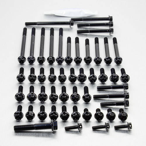 Kit carter motore Ergal - Viti forate corsa - Kit bulloneria - Ergal - PRO-BOLT