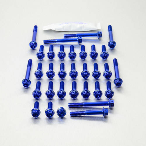 Kit carter motore Ergal - Viti forate corsa - Kit bulloneria - Ergal - PRO-BOLT