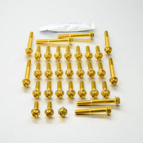 Kit carter motore Ergal - Viti forate corsa - Kit bulloneria - Ergal - PRO-BOLT