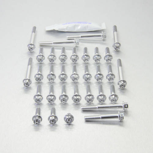 Kit carter motore Ergal - Viti forate corsa - Kit bulloneria - Ergal - PRO-BOLT
