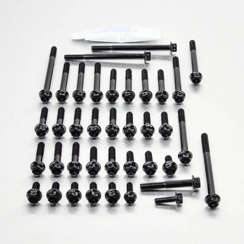 Kit carter motore Ergal - Viti forate corsa - Kit bulloneria - Ergal - PRO-BOLT