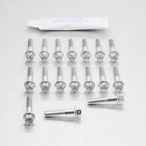Kit carter motore Ergal - Viti forate corsa - Kit bulloneria - Ergal - PRO-BOLT
