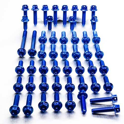 Kit carter motore Ergal - Viti forate corsa - Kit bulloneria - Ergal - PRO-BOLT