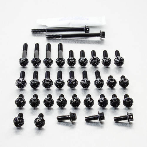 Kit carter motore Ergal - Viti forate corsa - Kit bulloneria - Ergal - PRO-BOLT