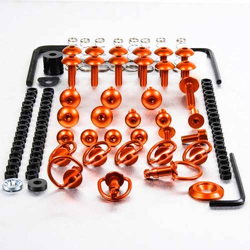 D-Ring Quick release Fairing bolt Kit - Aluminium - Bolt kits - Aluminum - PRO-BOLT