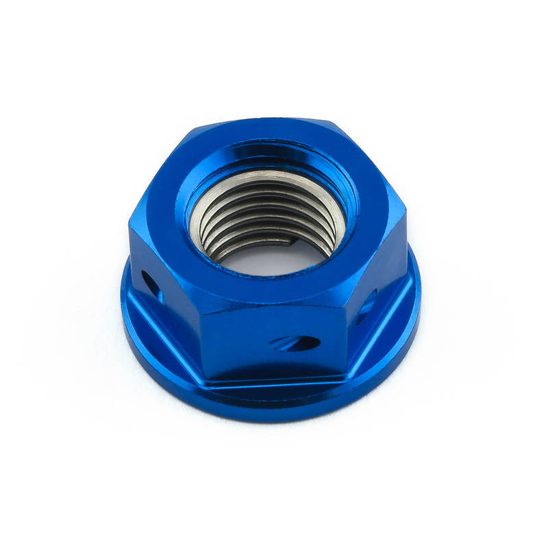 Drilled Aluminium Sprocket Nut - unit - Bolt kits - Aluminum - PRO-BOLT