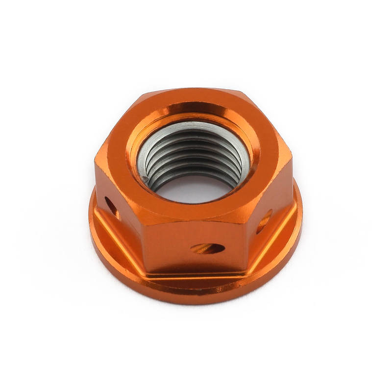 Drilled Aluminium Sprocket Nut - unit - Bolt kits - Aluminum - PRO-BOLT