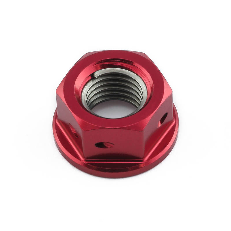 Drilled Aluminium Sprocket Nut - unit - Bolt kits - Aluminum - PRO-BOLT
