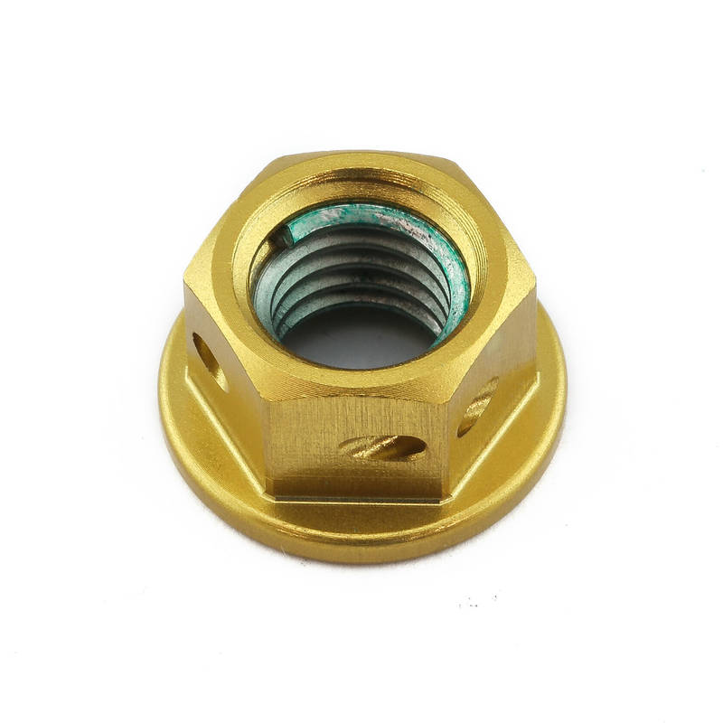 Drilled Aluminium Sprocket Nut - unit - Bolt kits - Aluminum - PRO-BOLT