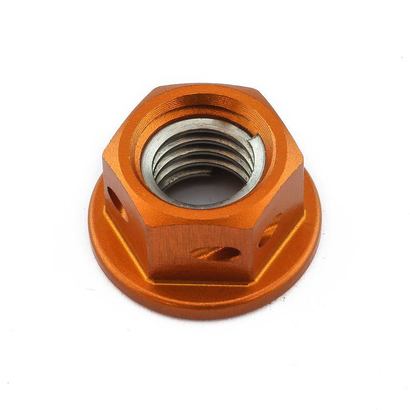 Drilled Aluminium Sprocket Nut - unit - Bolt kits - Aluminum - PRO-BOLT