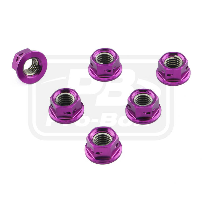 Drilled Aluminium Sprocket Nut kit - Bolt kits - Aluminum - PRO-BOLT