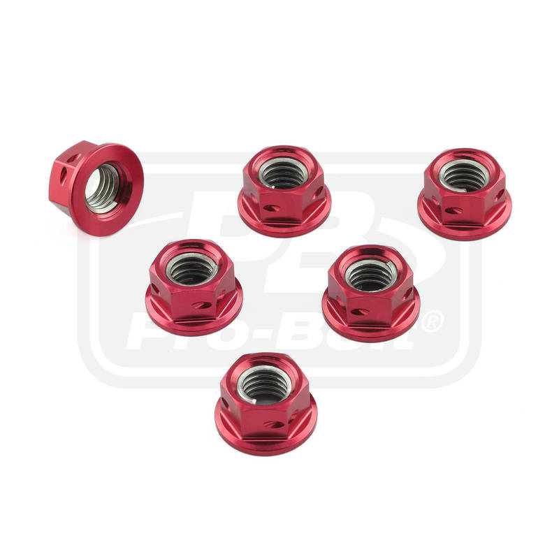 Drilled Aluminium Sprocket Nut kit - Bolt kits - Aluminum - PRO-BOLT