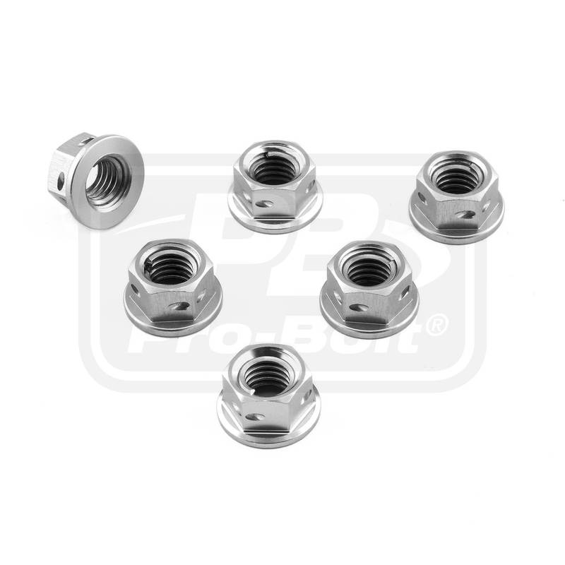 Drilled Aluminium Sprocket Nut kit - Bolt kits - Aluminum - PRO-BOLT