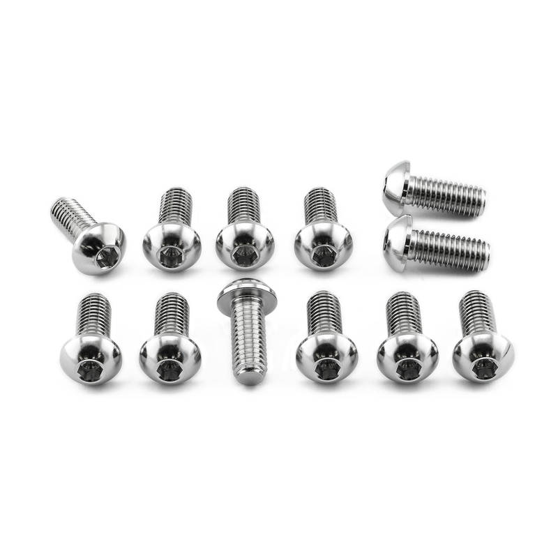 Inox - Viti dischi  freno ant. - 12 pezzi - Kit bulloneria - Inox - PRO-BOLT