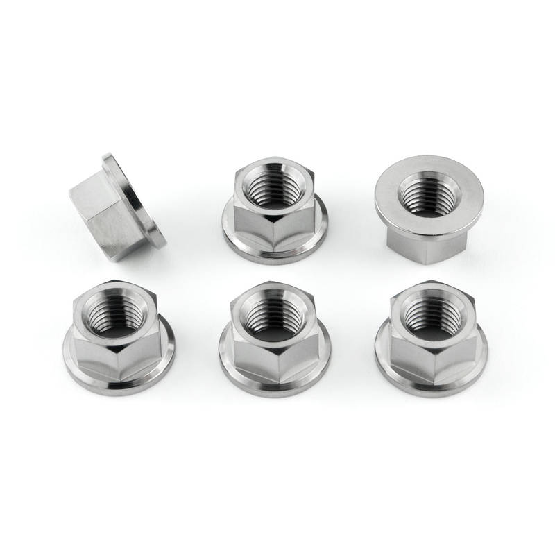 Titanium Sprocket nut - 6 pack - Bolt kits - Titanium - PRO-BOLT