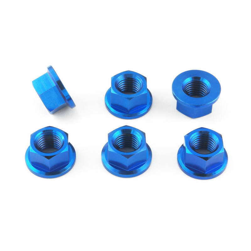 Titanium Sprocket nut - 6 pack - Bolt kits - Titanium - PRO-BOLT