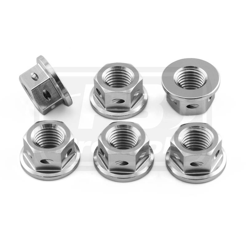Titanium Drilled Sprocket nut kit - Bolt kits - Titanium - PRO-BOLT