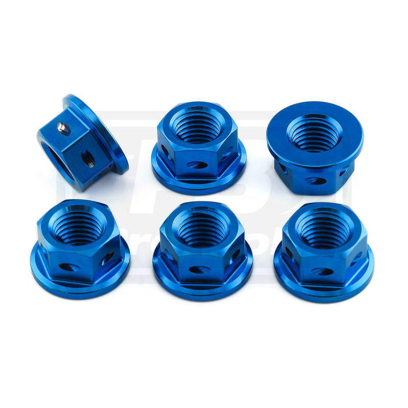 Titanium Drilled Sprocket nut kit - Bolt kits - Titanium - PRO-BOLT