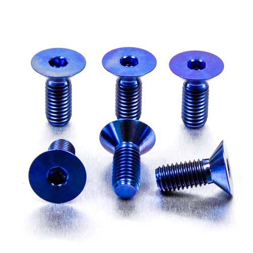 Prigionieri Corona - Titanio - 6 unità - Kit bulloneria - Titanio - PRO-BOLT