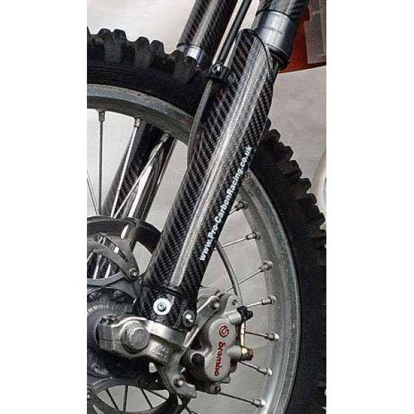 Front Fork Protection - Off-Road Carbon Fiber Parts - FASTER96