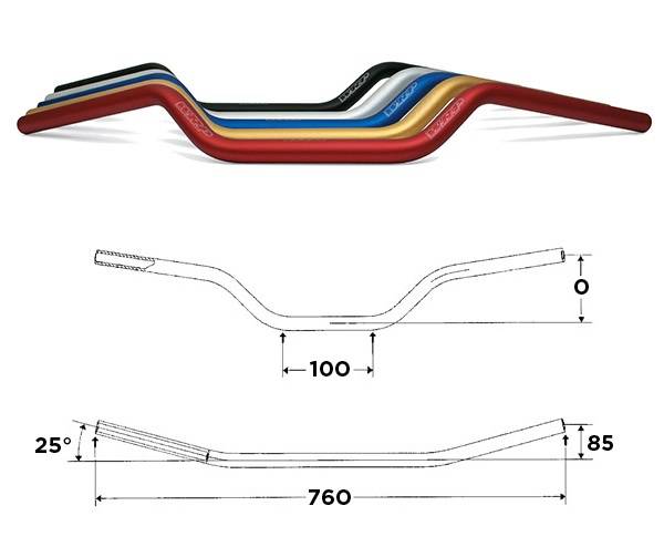 WRP Alu-Street Monster - Handlebars - RICAMBI - SPARE PARTS