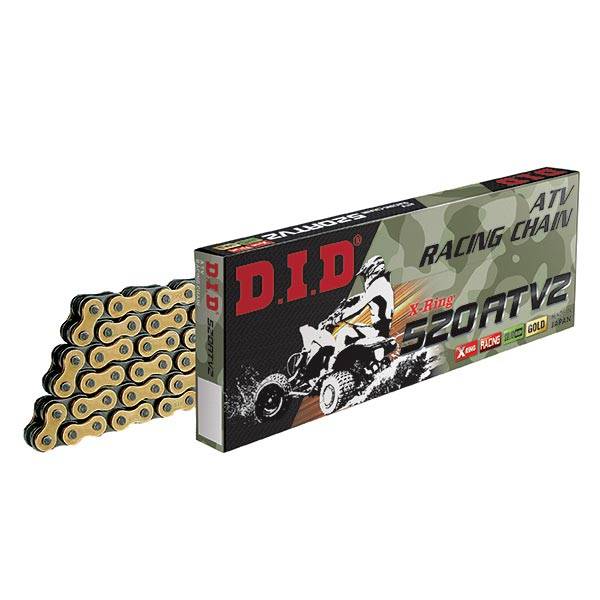 520ATV2 Gold & Black - Chains - DID