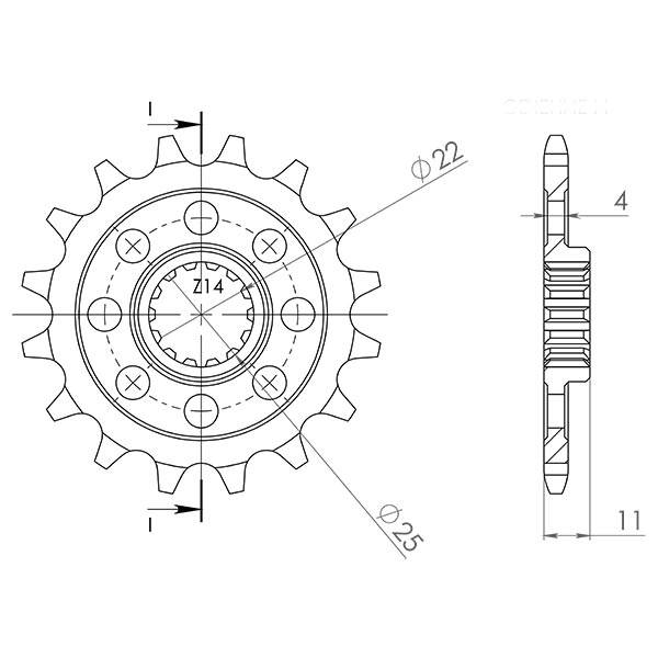 Pignone 520 - Pignoni - RICAMBI - SPARE PARTS