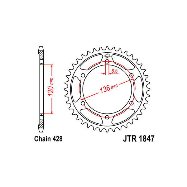 Corone 428 - Corone acciaio - RICAMBI - SPARE PARTS
