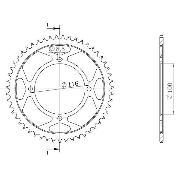 Corone 428 - Corone acciaio - RICAMBI - SPARE PARTS