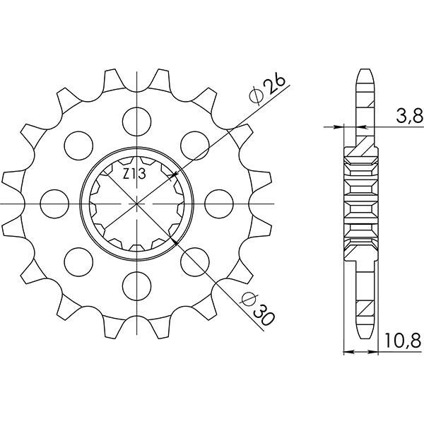 Pignone 520 - Pignoni - RICAMBI - SPARE PARTS