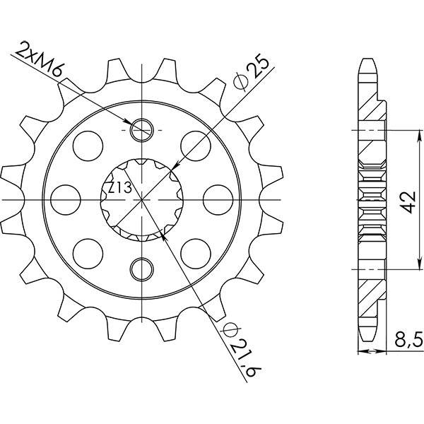 Pignone 520 - Pignoni - RICAMBI - SPARE PARTS