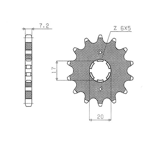 Pignone 428 - Pignoni - RICAMBI - SPARE PARTS