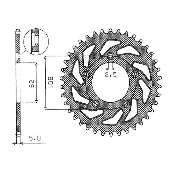 Corone 525 - Corone acciaio - RICAMBI - SPARE PARTS