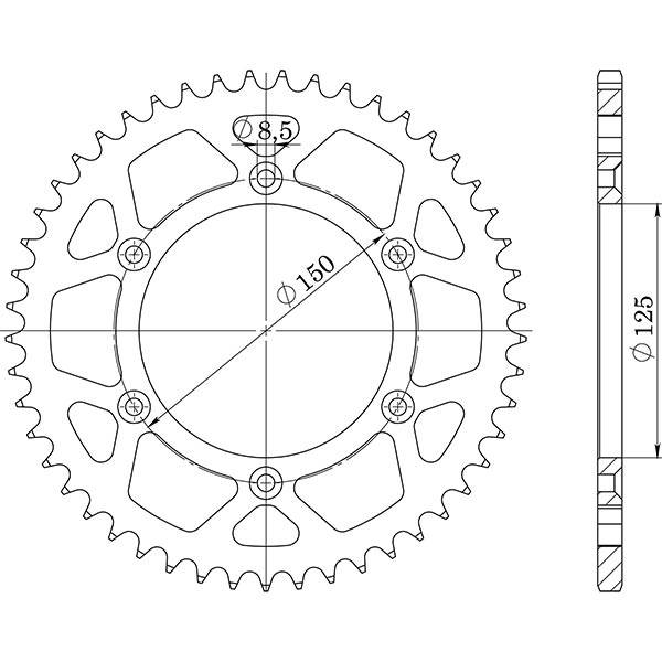Corone 520 - Corone acciaio - SUPERSPROX