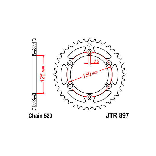 Corone 520 - Corone acciaio - RICAMBI - SPARE PARTS