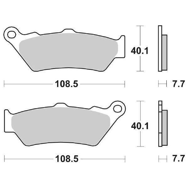 HF Ceramic - Front/Rear Brake Pads - SBS