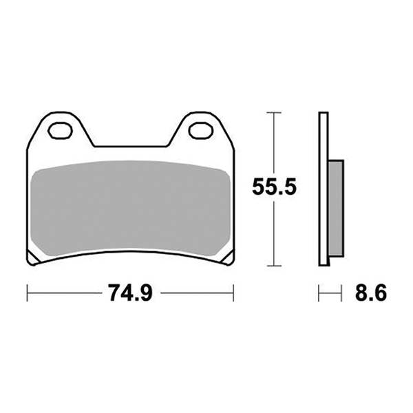 DS-2 - Front Brake Pads DS - SBS