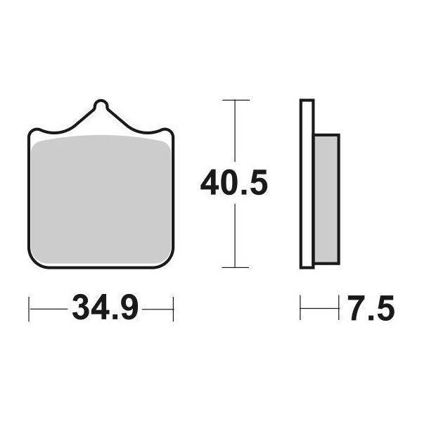 Dual Carbon - Pastiglie Freno Anteriori - SBS