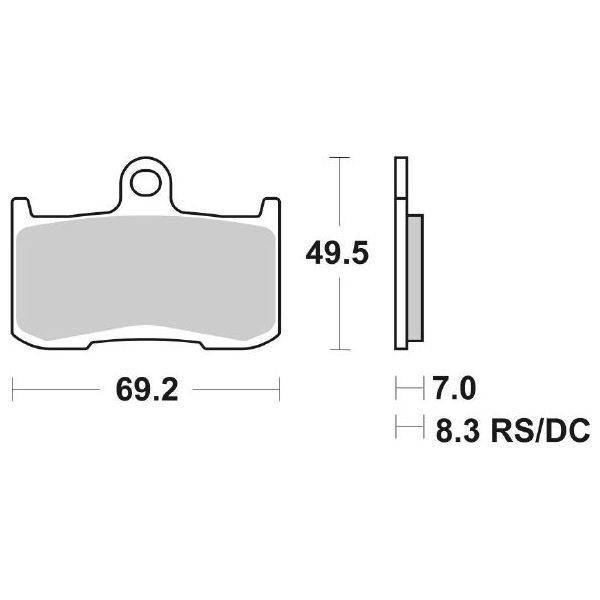 Dual Carbon - Pastiglie Freno Anteriori - SBS