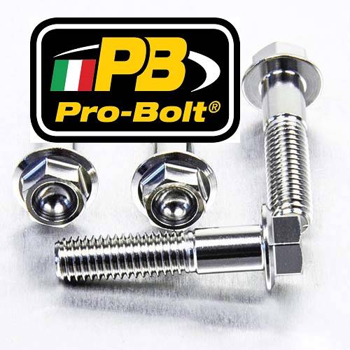 Viti Pinza Freno Ant. - kit Inox testa Esag. - Kit bulloneria - Inox - PRO-BOLT