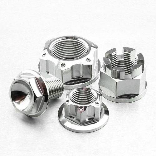 Swingarm Axle Nut - Inox - Bolt kits - Stainless Steel - PRO-BOLT