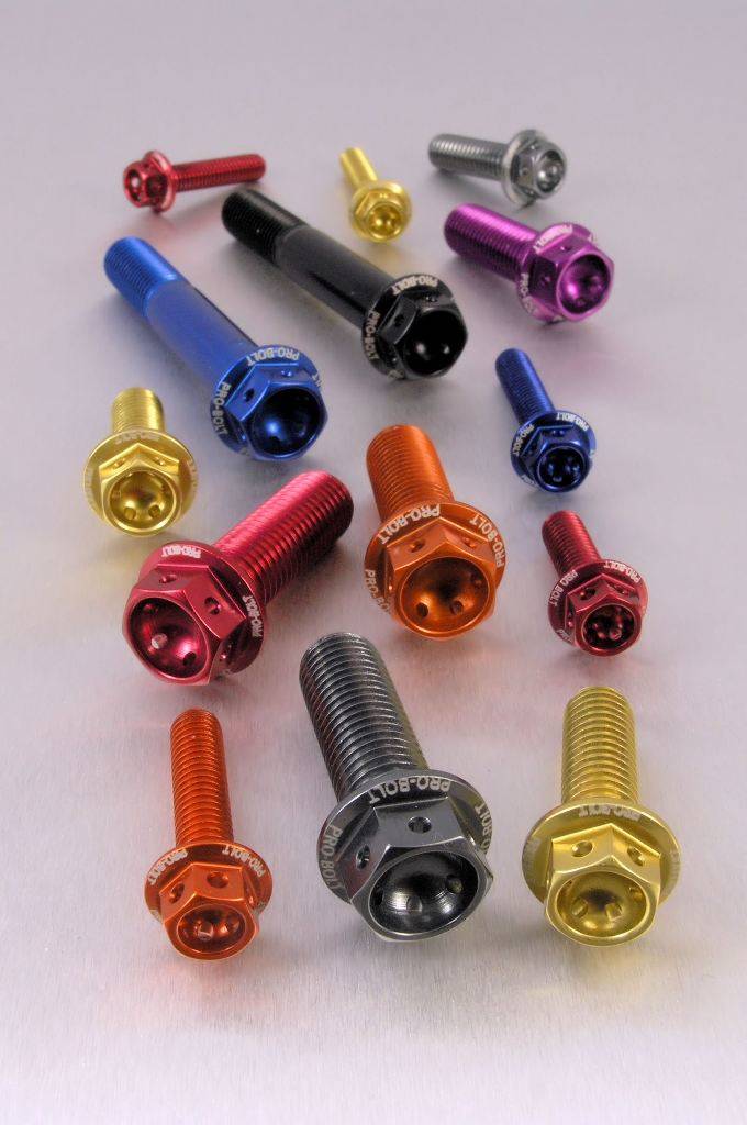 Kit carter motore Ergal - Viti forate corsa - Kit bulloneria - Ergal - PRO-BOLT