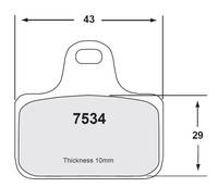 03 Compound - racing use - Front Brake Pads PFC - FASTER96